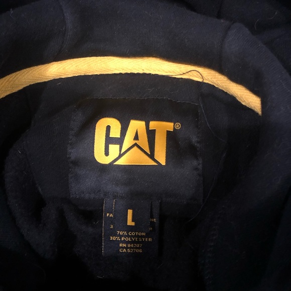 Men’s Caterpillar Trademark Hooded Sweater - Picture 3 of 5